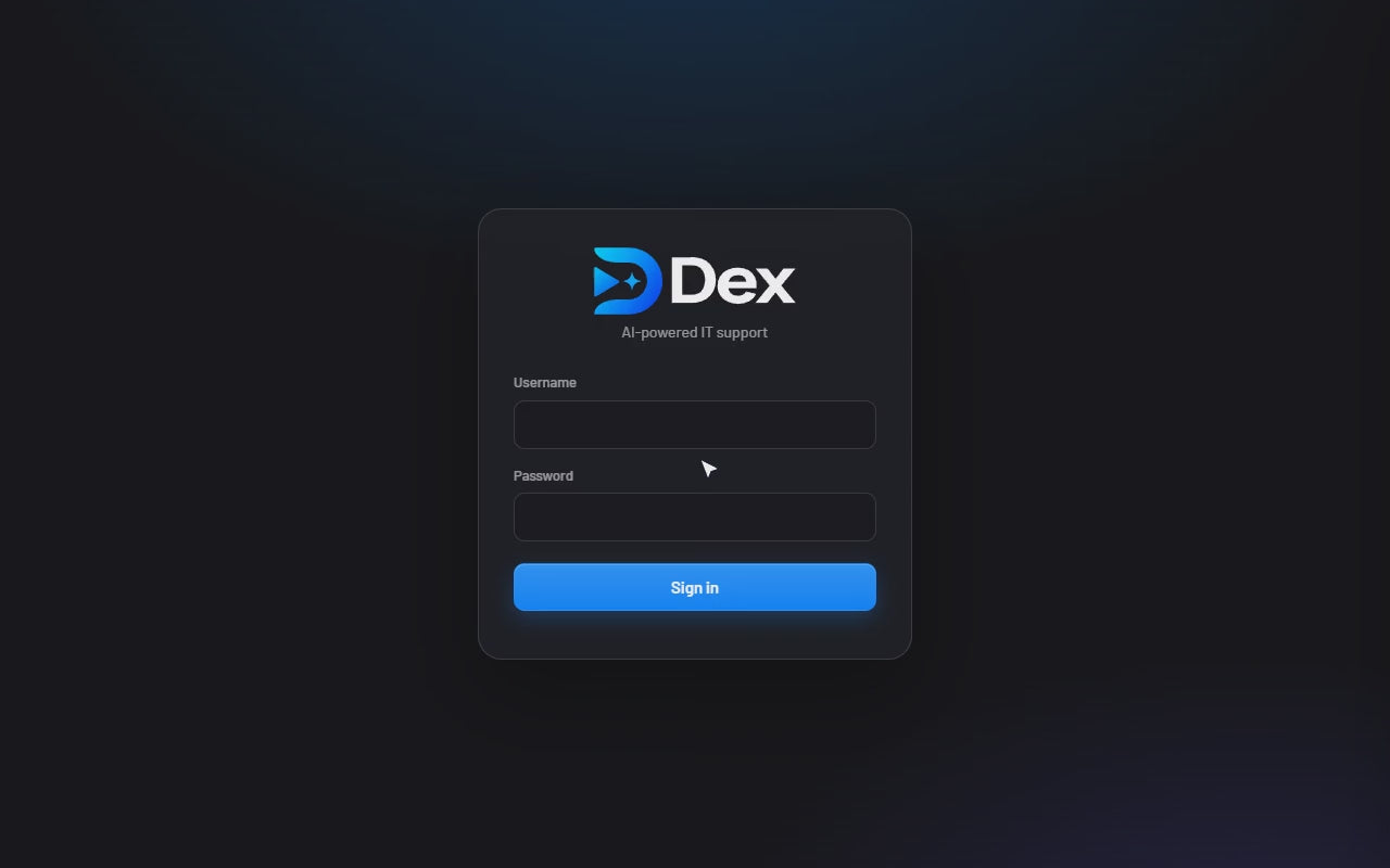 Tutorial: setting up Dex